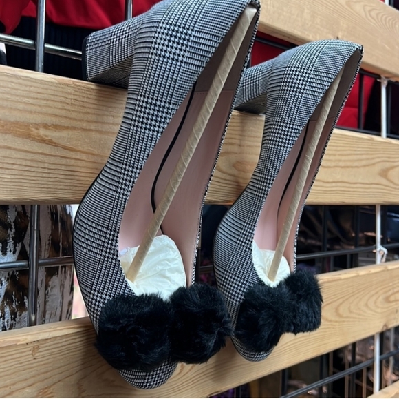 Kate Spade Houndstooth Carine shoes - Picture 5 of 6